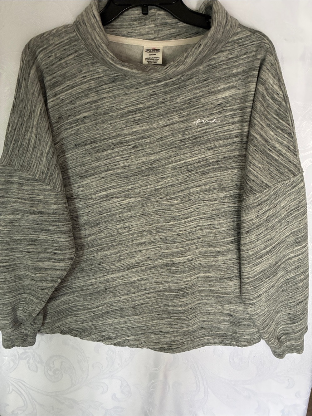 PINK Victoria's Secret Heather Gray Crewneck Pullover